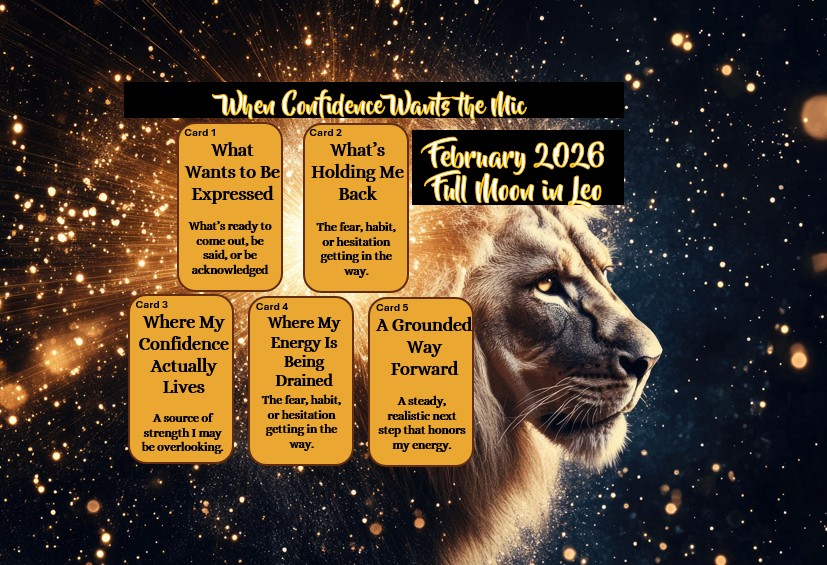 february 2026: Full moon in Leo – When confidence drops the&nbsp;mic