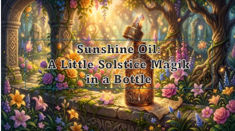 Sunshine Oil: A Little Solstice Magik in a Bottle